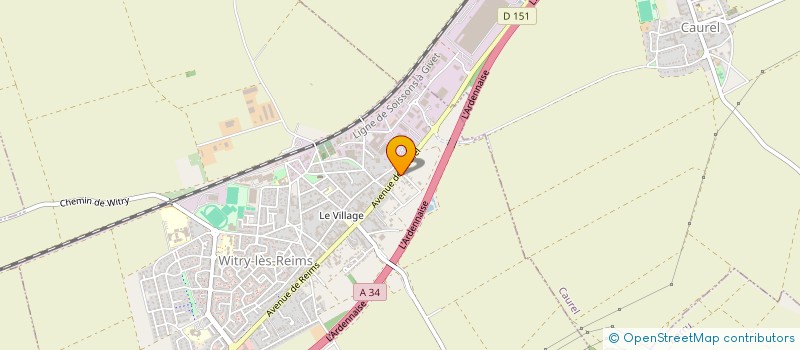 localisation de l'entreprise SARL REIMS RESTAURAUTO à WITRY-LES-REIMS