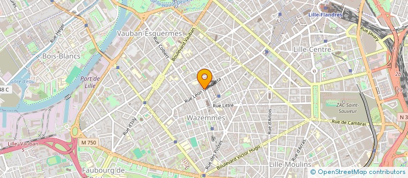 localisation de l'entreprise SARL REINE à LILLE