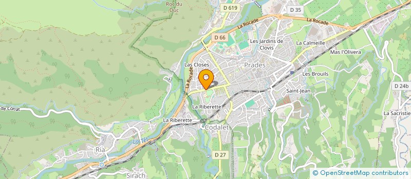 localisation de l'entreprise SARL REIXACH ET FILS  PRADES