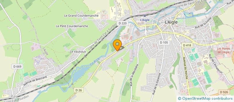 localisation de l'entreprise SARL REJOUI à L'AIGLE
