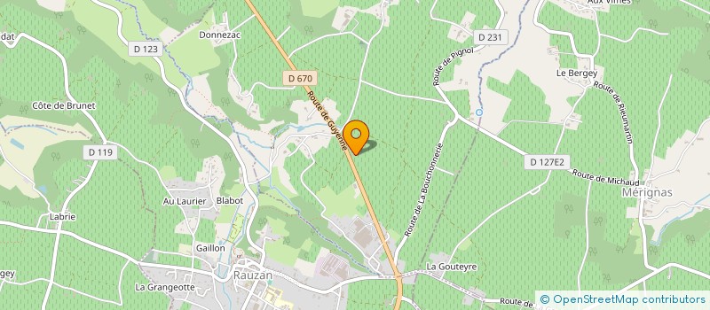 localisation de l'entreprise SARL RELAIS DE L'ENTRE DEUX MERS à SAINT-VINCENT-DE-PERTIGNAS