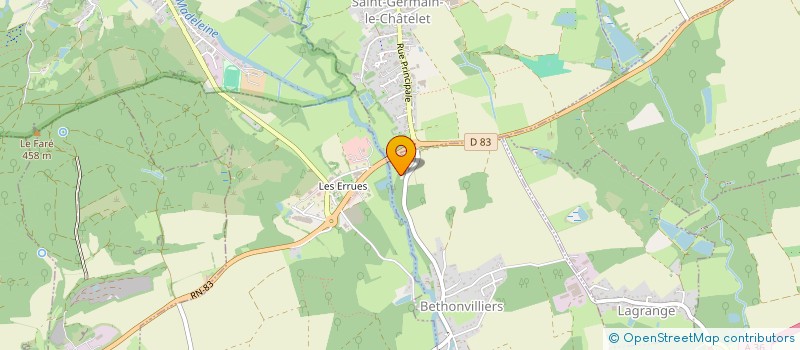 localisation de l'entreprise SARL RELAIS DES TROIS SAPINS à MENONCOURT