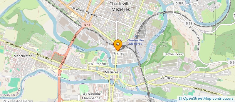 localisation de l'entreprise SARL RELAIS DES TROIS VILLES à CHARLEVILLE-MEZIERES