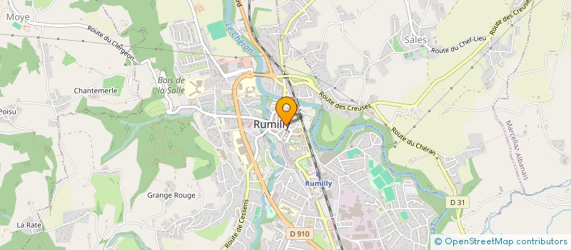 localisation de l'entreprise SARL RELAIS ST CHARLES  RUMILLY