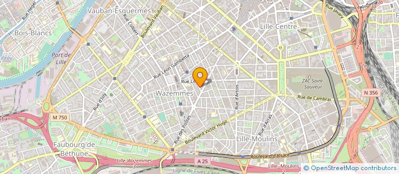 localisation de l'entreprise SARL RELATIONS PUBLIQUES COMMUNICATIONS  LILLE