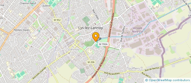 localisation de l'entreprise SARL REMARQUE  LYS-LEZ-LANNOY