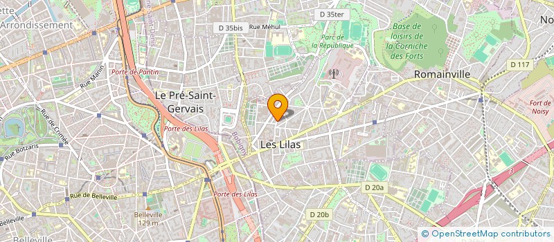 localisation de l'entreprise SARL REMOUEX à LES LILAS