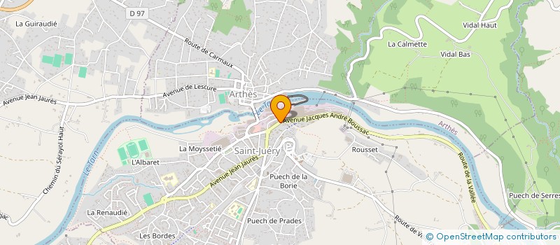 localisation de l'entreprise SARL 'REMUAUX' à SAINT-JUERY