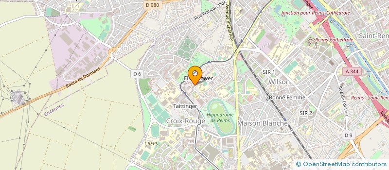 localisation de l'entreprise SARL REMY  REIMS