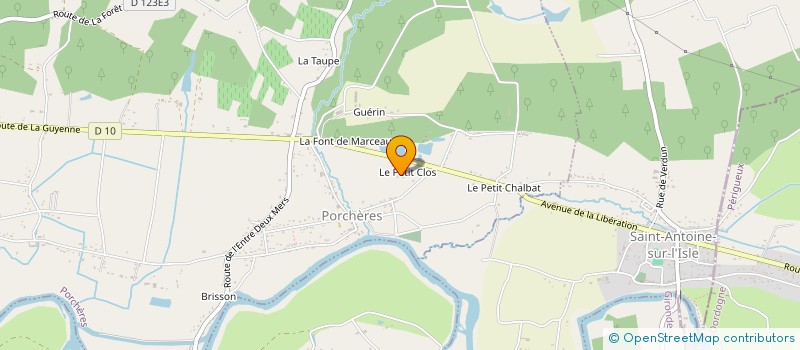 localisation de l'entreprise SARL REMY MELET à PORCHERES
