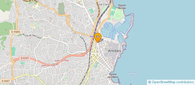 localisation de l'entreprise SARL REN'AZUR à ANTIBES