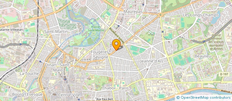 localisation de l'entreprise SARL REN'NET à RENNES