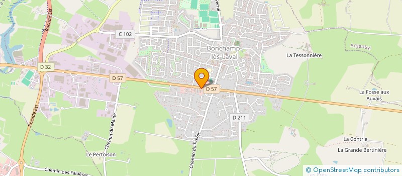 localisation de l'entreprise SARL RENAISSANCE  BONCHAMP-LES-LAVAL