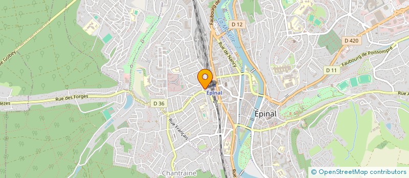 localisation de l'entreprise SARL RENARD à EPINAL
