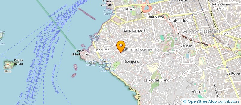 localisation de l'entreprise SARL RENARD MERCIER  MARSEILLE 7EME