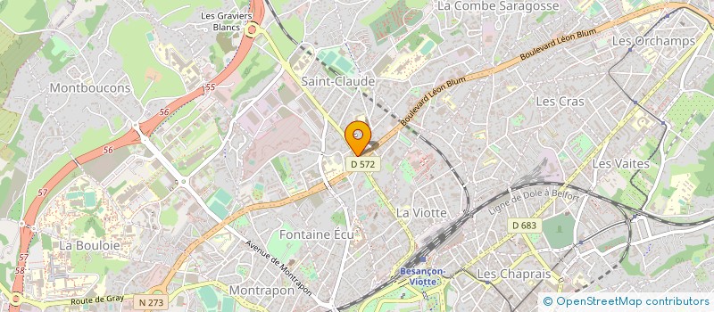 localisation de l'entreprise SARL RENARD PERE ET FILS à BESANCON