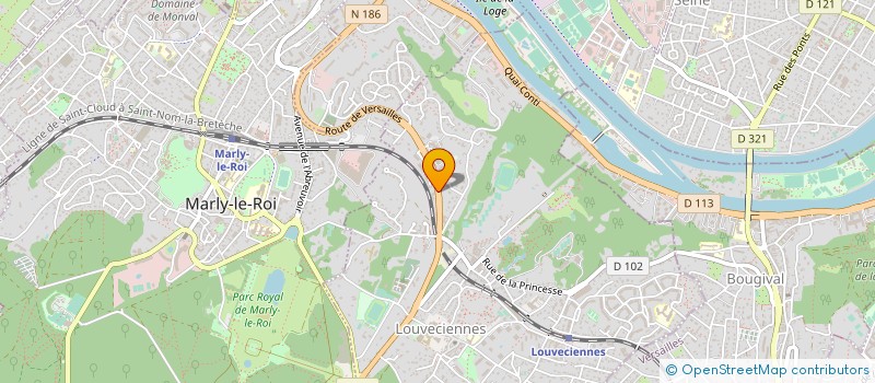 localisation de l'entreprise SARL RENAUD  LOUVECIENNES