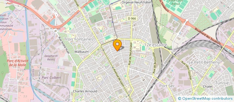 localisation de l'entreprise SARL RENAUDIN  REIMS