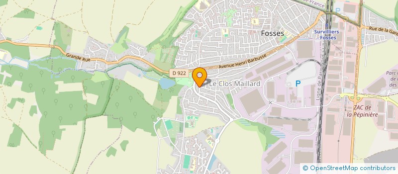 localisation de l'entreprise SARL RENE BERTRAND HOARAU  MARLY-LA-VILLE