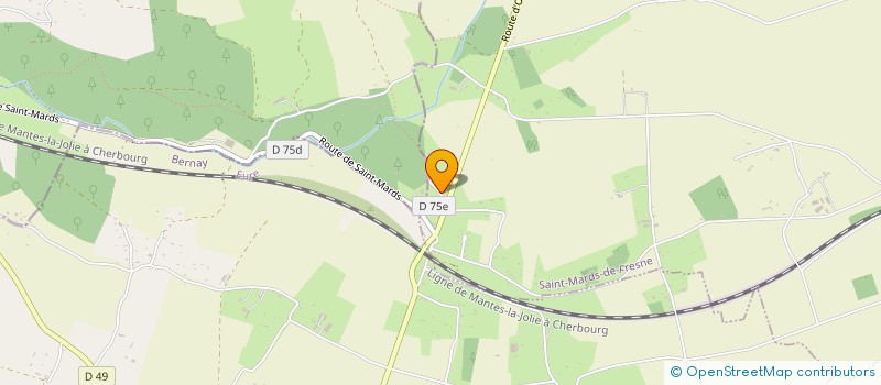 localisation de l'entreprise SARL RENE ET FILS  SAINT-MARDS-DE-FRESNE