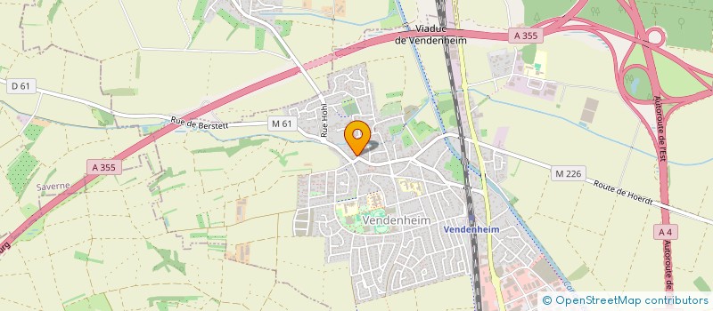 localisation de l'entreprise SARL RENE FENUS CHARPENTE ISOLEE ISODEK à VENDENHEIM