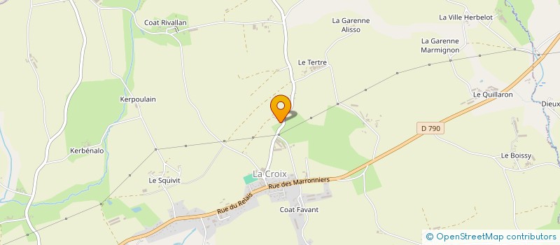 localisation de l'entreprise SARL RENE FORGE  LE HAUT-CORLAY