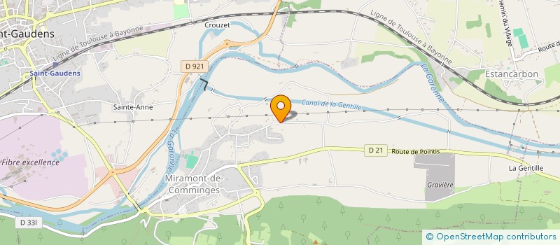 localisation de l'entreprise SARL RENE PUJOL ET FILS à MIRAMONT-DE-COMMINGES