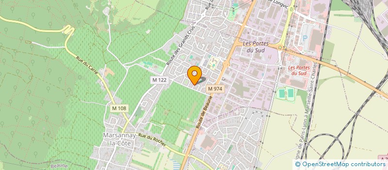 localisation de l'entreprise SARL RENEL FRERES à MARSANNAY-LA-COTE
