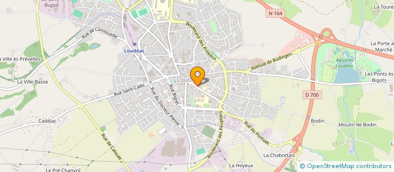 localisation de l'entreprise SARL RENIER ET GUILLO à LOUDEAC