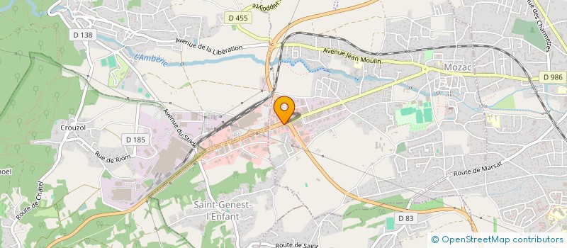 localisation de l'entreprise SARL RENOBAT  MOZAC