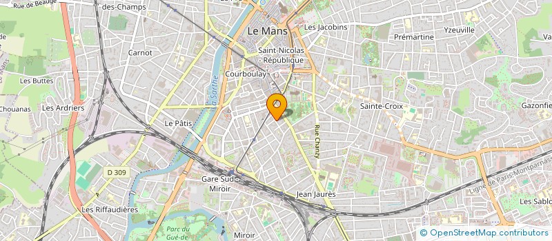 localisation de l'entreprise SARL RENOBAT  LE MANS