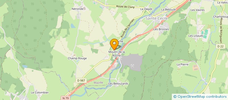 localisation de l'entreprise SARL RENON à CLUNY