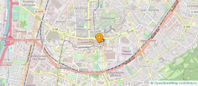 localisation de l'entreprise SARL RENON ET CHAVANNE à GRENOBLE