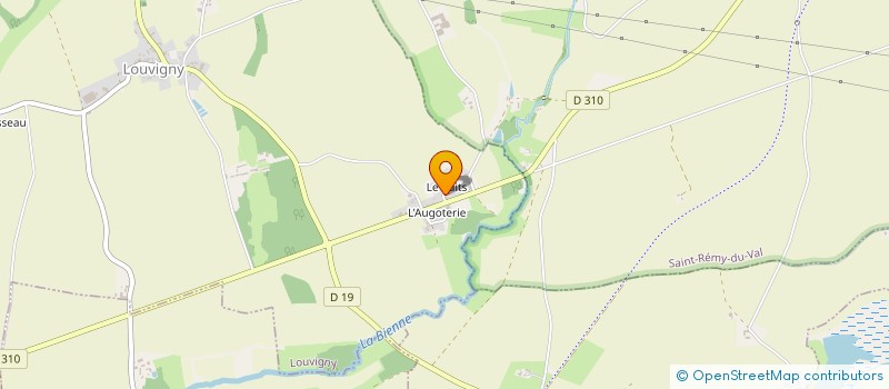 localisation de l'entreprise SARL RENOU COUVERTURE  LOUVIGNY