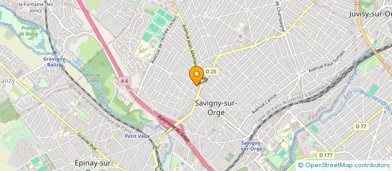 localisation de l'entreprise SARL RENOV'GMC à SAVIGNY-SUR-ORGE
