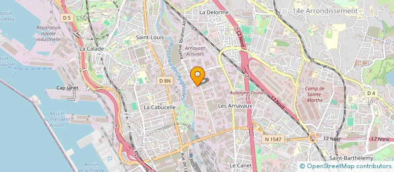localisation de l'entreprise SARL RENOV'MG & CONSTRUCTION à MARSEILLE