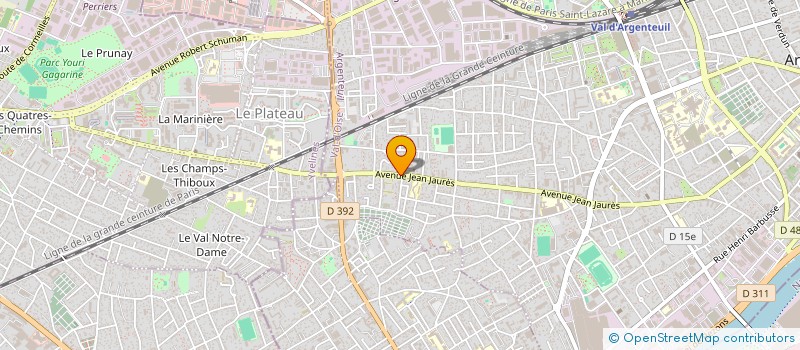 localisation de l'entreprise SARL RENOV'OUEST à ARGENTEUIL