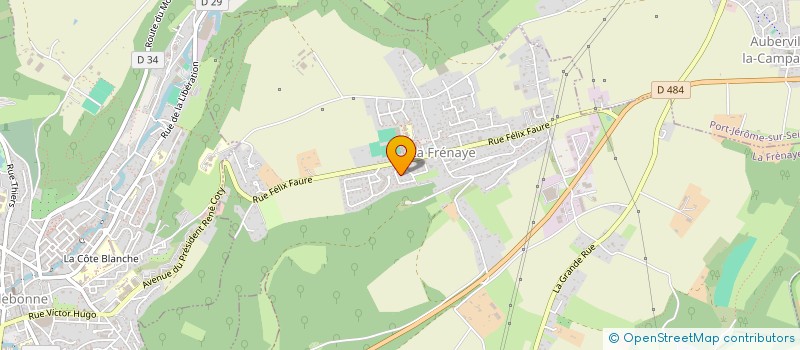 localisation de l'entreprise SARL RENOV'SOLS & MURS  LA FRENAYE