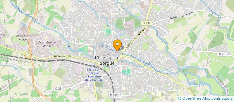 localisation de l'entreprise SARL RENOV'TOUT à L'ISLE-SUR-LA-SORGUE