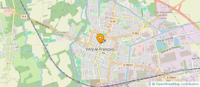 localisation de l'entreprise SARL RENOVATION CHAMPENOISE  VITRY-LE-FRANCOIS