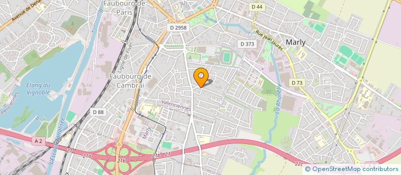 localisation de l'entreprise SARL RENOVATION DU VALENCIENNOIS  VALENCIENNES