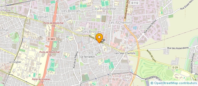 localisation de l'entreprise SARL RENOVATION ET COULEURS à BRON