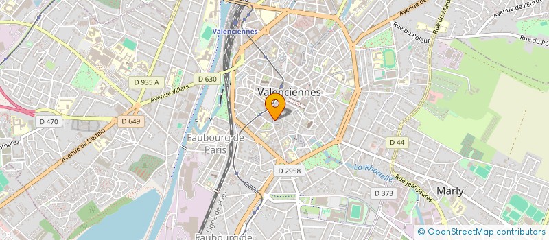 localisation de l'entreprise SARL RENOVATION ET PATRIMOINE à VALENCIENNES