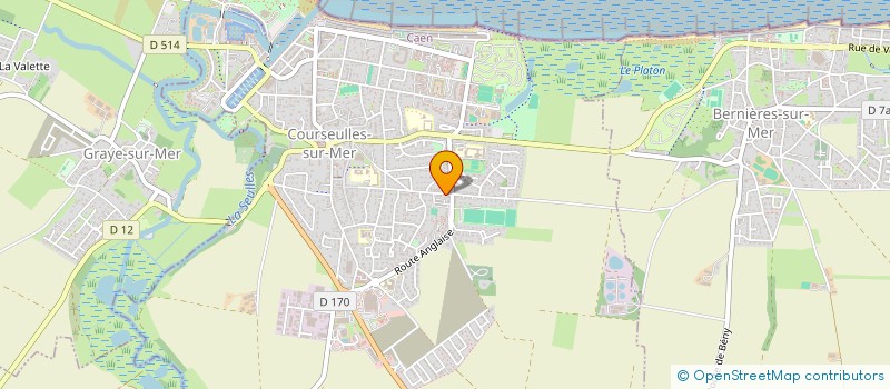 localisation de l'entreprise SARL RENOVE B à COURSEULLES-SUR-MER