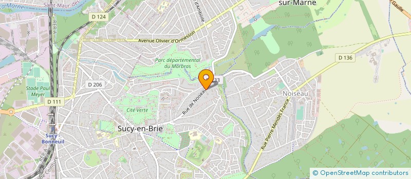 localisation de l'entreprise SARL RENOVETANCHE IDF à SUCY-EN-BRIE