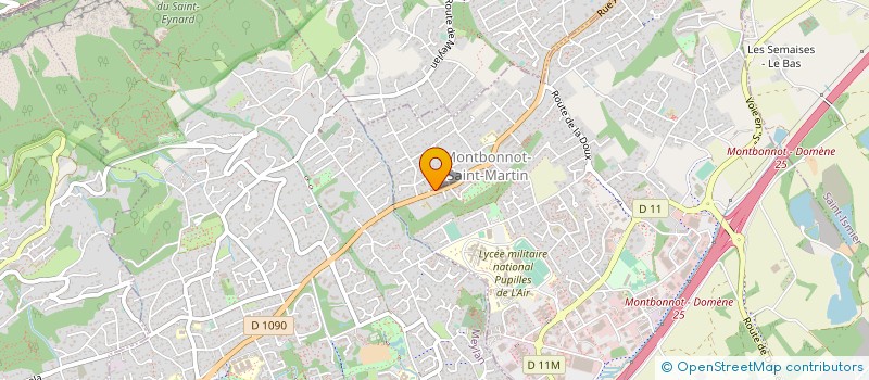 localisation de l'entreprise SARL REOLON à MONTBONNOT-SAINT-MARTIN