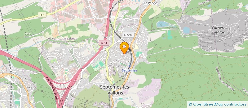localisation de l'entreprise SARL REPARATIONS AUTO à SEPTEMES LES VALLONS