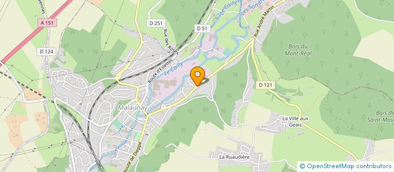 localisation de l'entreprise SARL REPAS A DOMICILE à MALAUNAY
