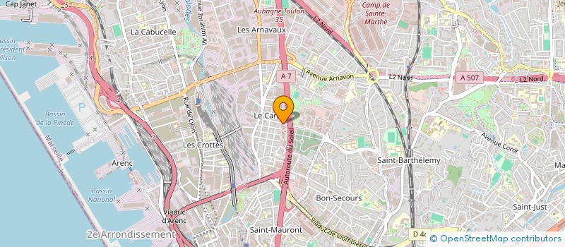 localisation de l'entreprise SARL REPAS'S  MARSEILLE