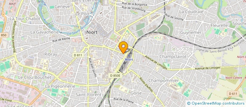 localisation de l'entreprise SARL RES à NIORT